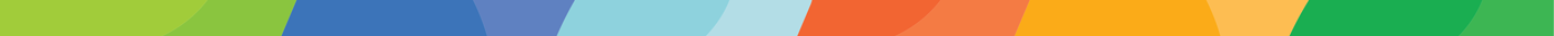 A multicolored horizontal line